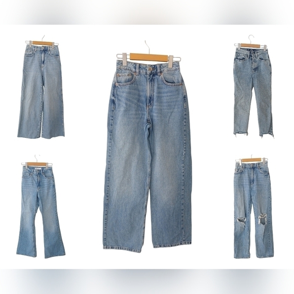 Garage Other - Garage Hollister High Rise Mom Flare Jeans Bundle 00 23